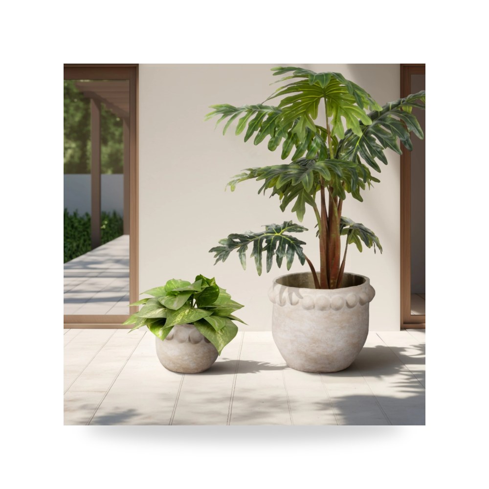 تحف وديكورات حدائق خارجية - حوض زرع خارجي 20396 Sagebrook Home - مقاس 40.64cm