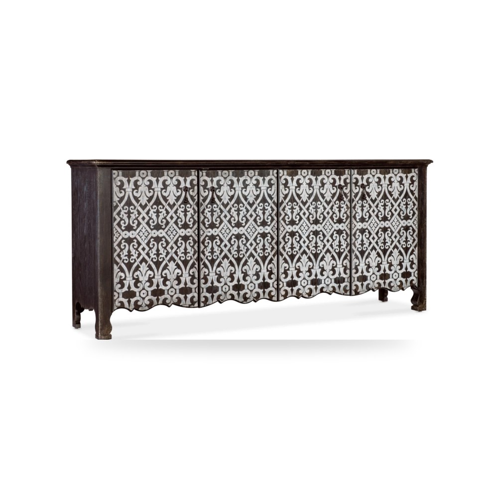 طاولة تلفزيون أحمر هوكر فيرنتشر Hooker Furniture موديل 7050 55478