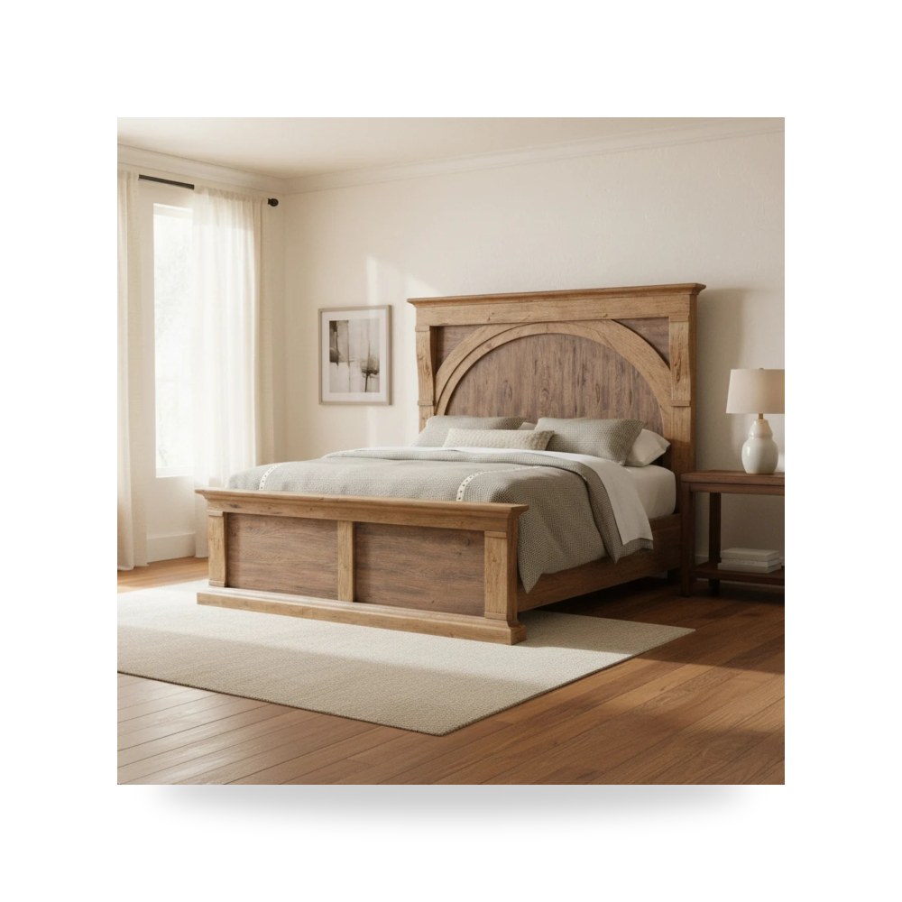 سرير نوم فاخر - سرير نوم بيج Hooker موديل 6700 90360 80 - من Hooker Furniture