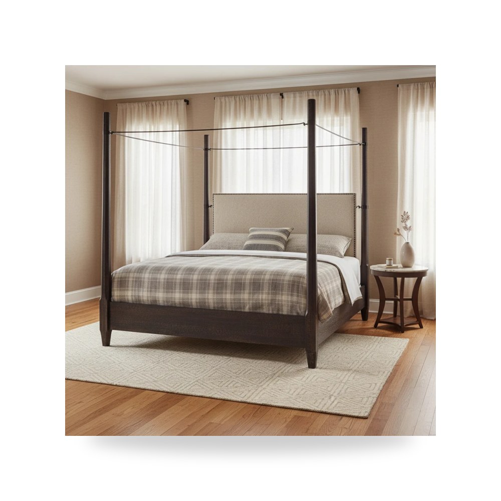 سرير نوم فاخر - سرير نوم Hooker موديل 6700 90660 98 - من Hooker Furniture