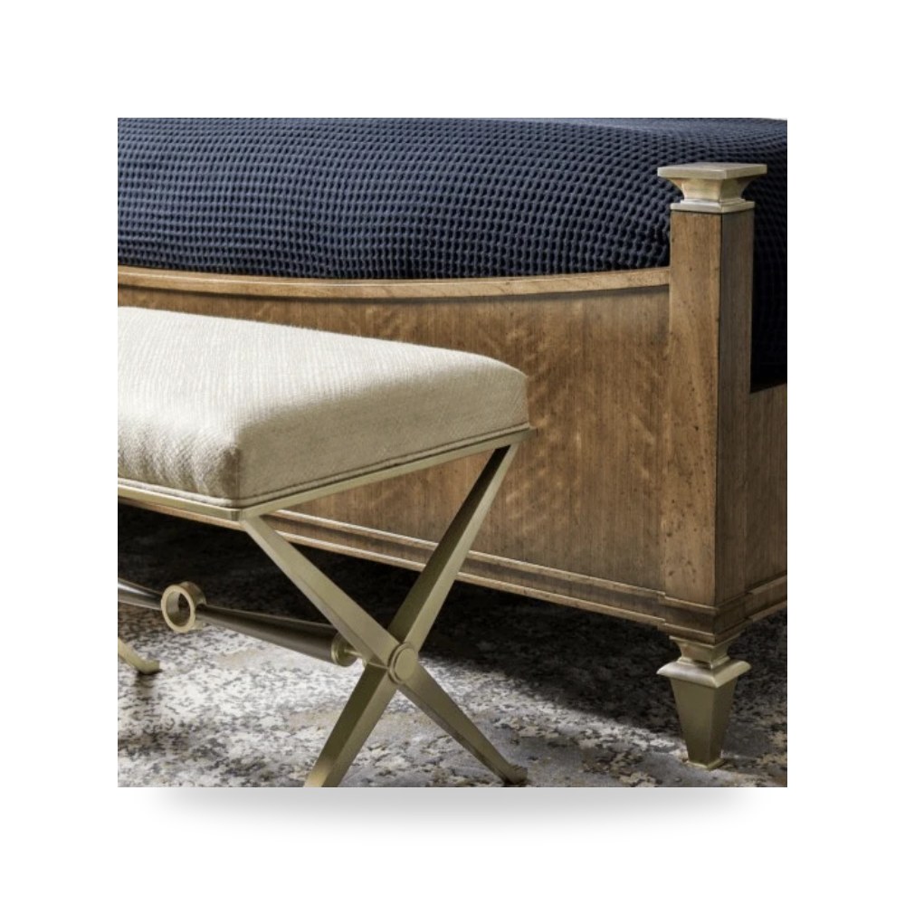 سرير نوم فاخر - Bed benches Jonathan Charles - طراز 496078-STC-FCOM