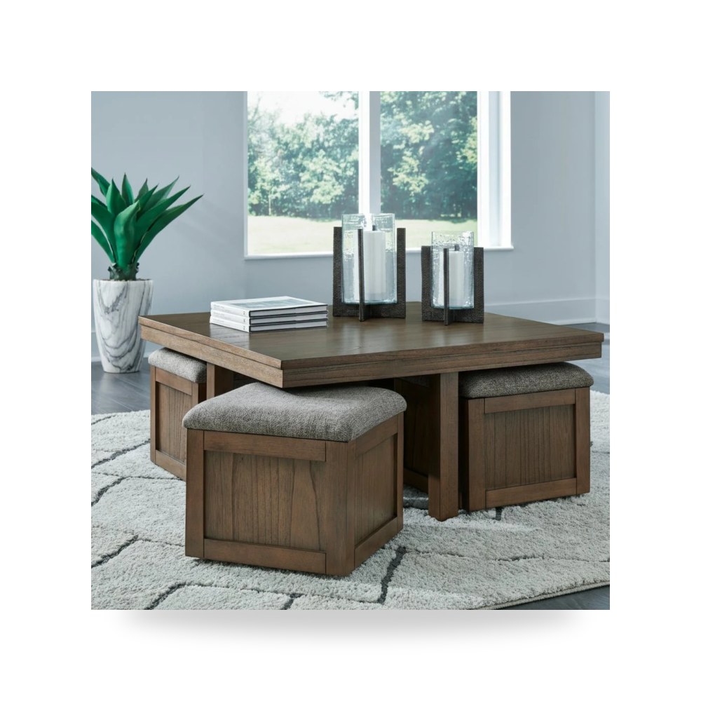 كراسي ومقاعد فاخرة - طاولة Boardernest Ashley معتمد - طراز T738-Set