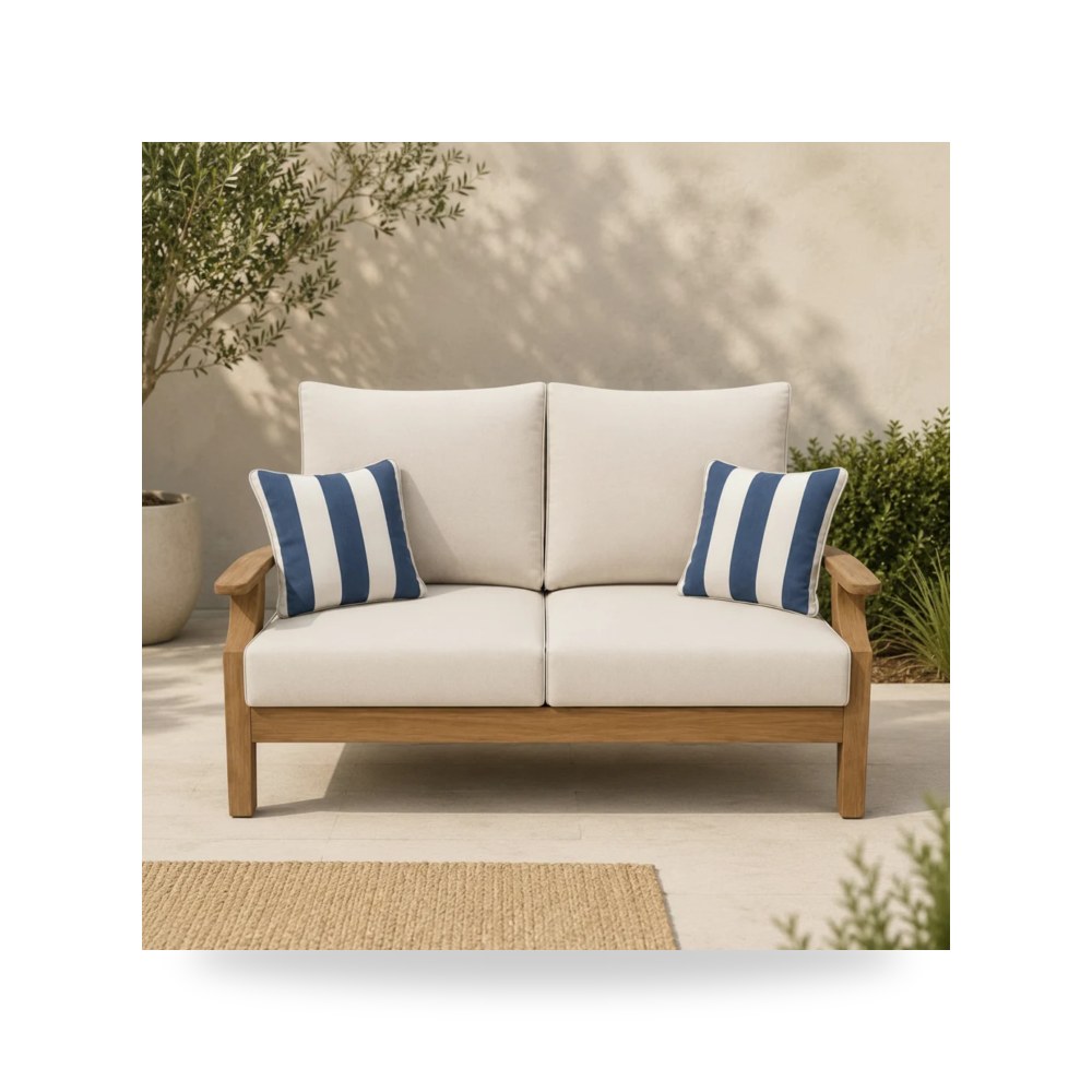 كنب مقعدين لشخصين Rainier Ranch Outdoor with Cushion آشلي Ashley Furniture موديل P701-835