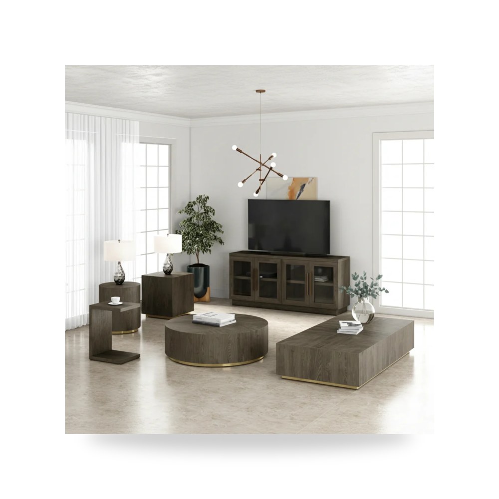 طاولة جانبية Machinto Round موديل C088-04BR