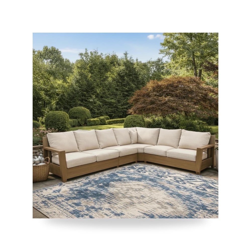 كنب وجلسات جلوس فاخرة - Outdoor Sectionals Ashley موديل P704 Set