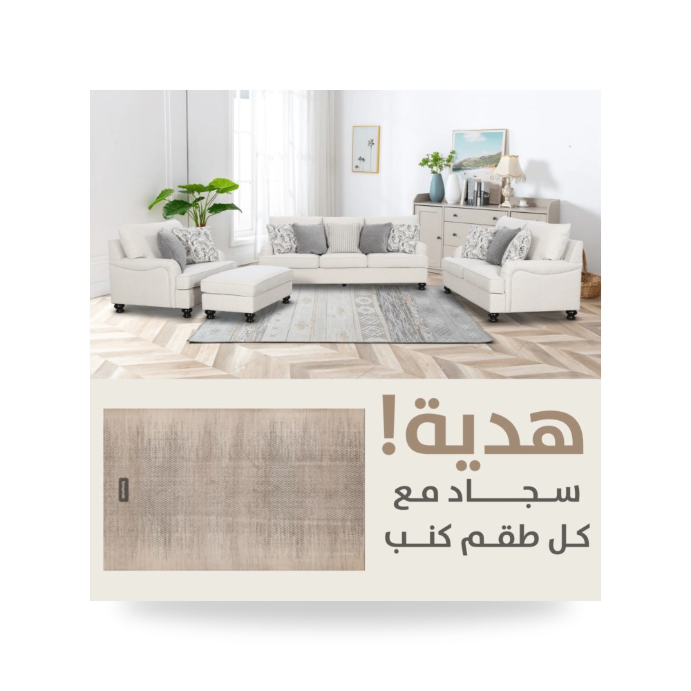 كنب أريكة بيج روتس موديل SS333 موديل SS333-0501 - UP6-DL