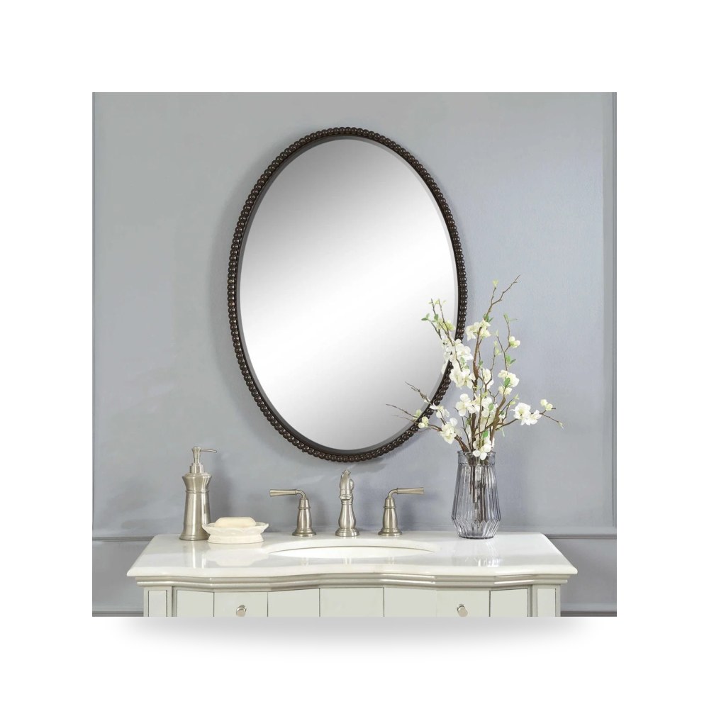 مرآة برونزي Sherise Oval موديل 01101 B-UTT Uttermost