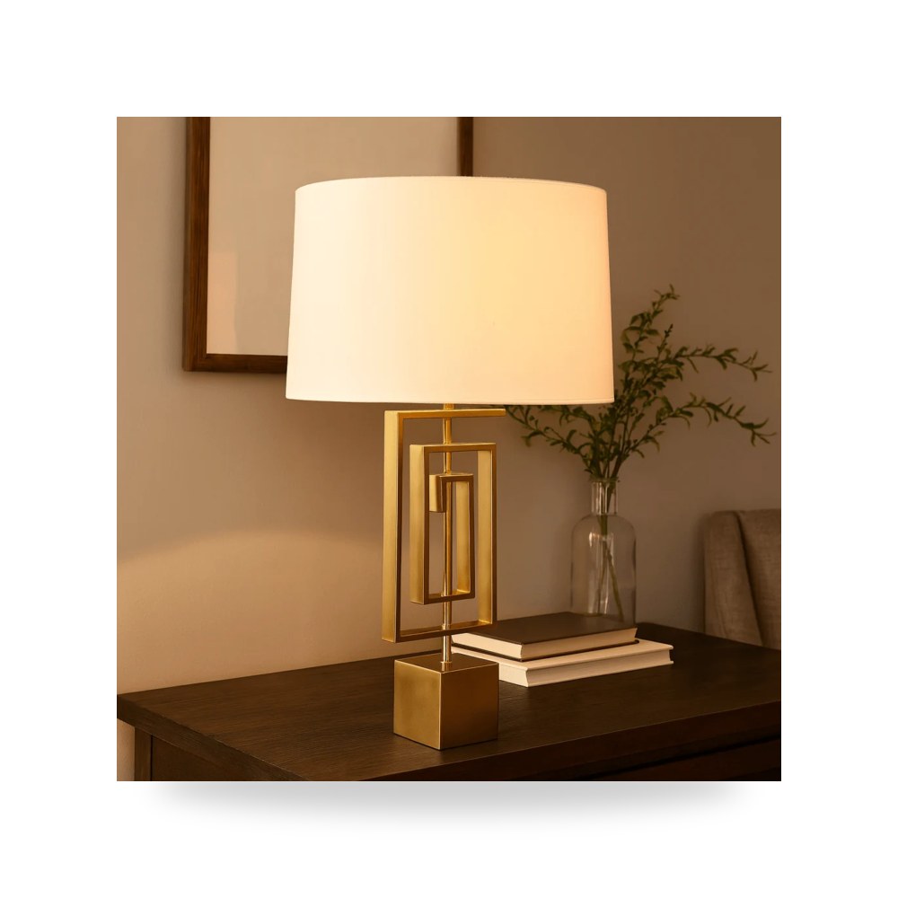 ستانلس ستيل فولاذ ذهبي GEOMETRICTABLE Sagebrook Home موديل 50442