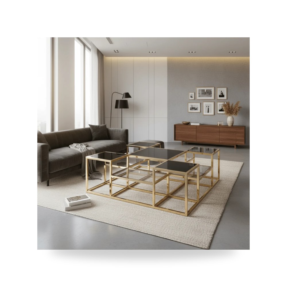 ستانلس ستيل فولاذ أسود COCKTAIL GOLD - BLACK من ساج بروك هوم Sagebrook Home