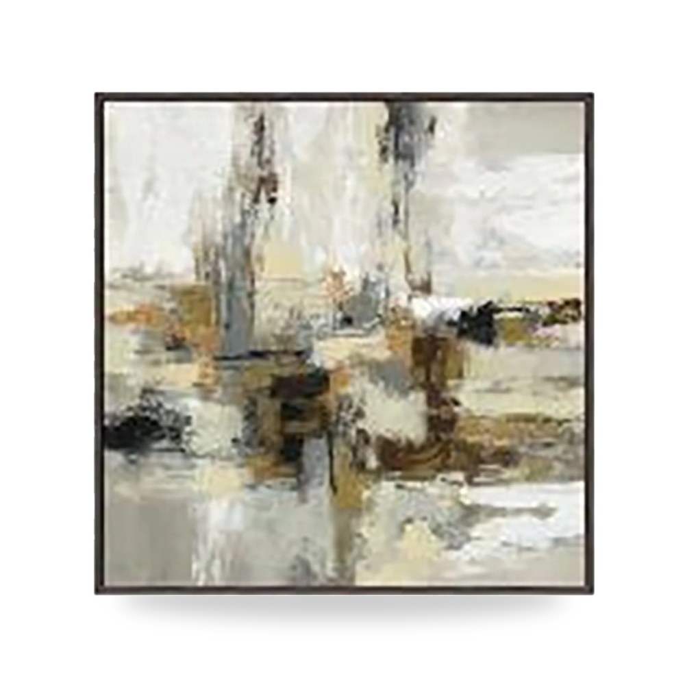 لوحة جدارية فنية 39X39 TEXTURED ABSTRACT ON رمادي Sagebrook Home موديل 70018AR
