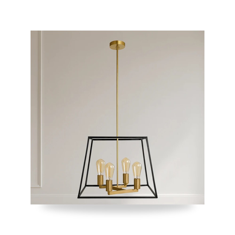ثريا أسود METAL BOX معتمد Sagebrook Home موديل 52019