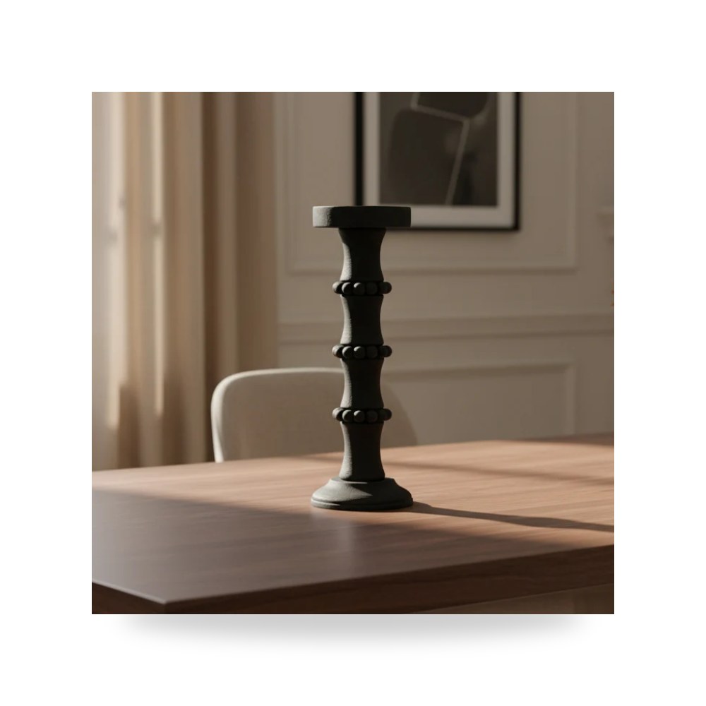 حامل شموع أسود Sagebrook Home موديل 14498 07
