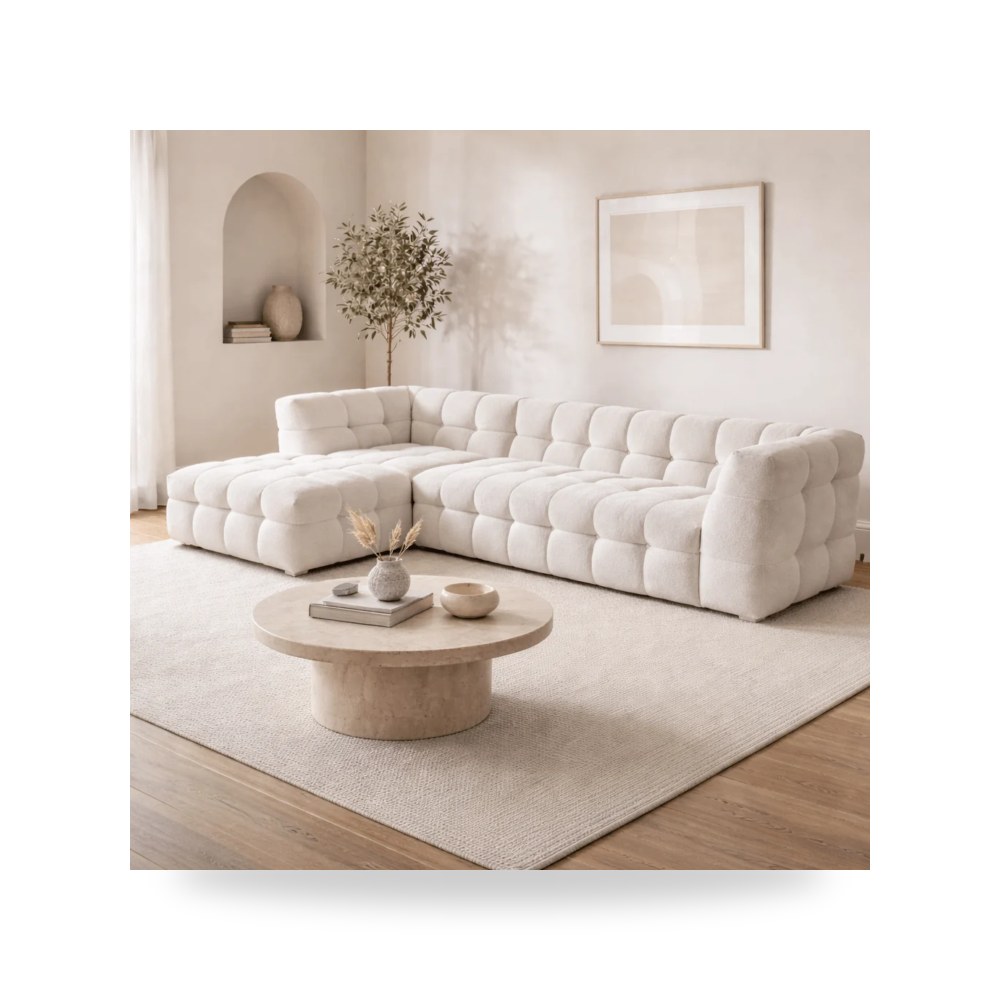 كنب زاوية أريكة مقطعية W305 روتس