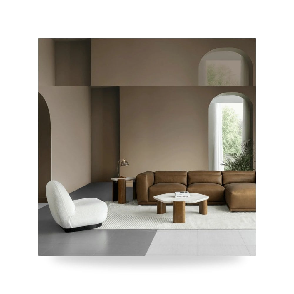 طاولة جانبية كريمي Sleek Serenity W56 موديل WR0802-0059ST