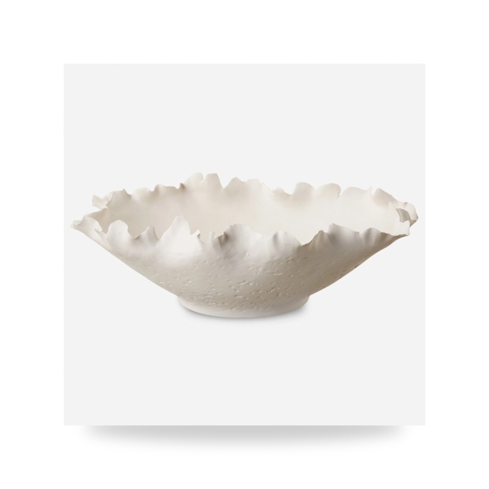 مرآة ديكور جدارية وعاء ديكور أبيض Uttermost موديل 18154 UTT