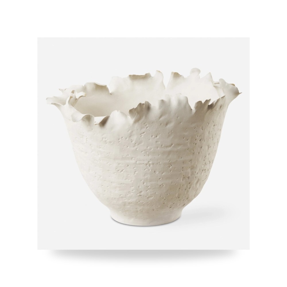 مرآة ديكور جدارية وعاء ديكور أبيض Uttermost موديل 18155 UTT