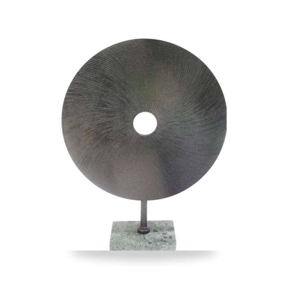 كراسي ومقاعد فاخرة - ألومنيوم أسود DISK BASE, Sagebrook - من Sagebrook Home - طراز
