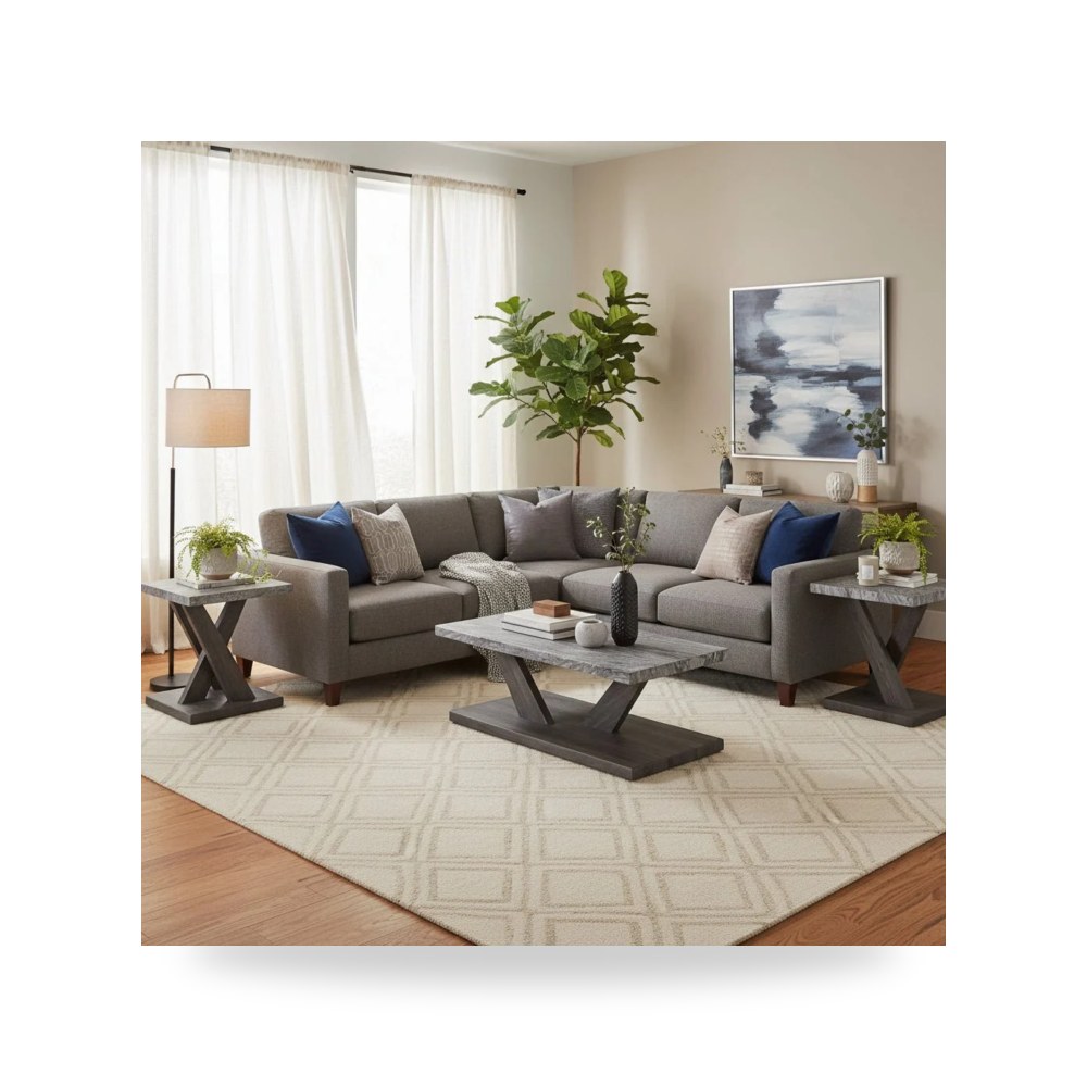 كراسي ومقاعد فاخرة - طاولة Bensonale Ashley معتمد - طراز T400-13