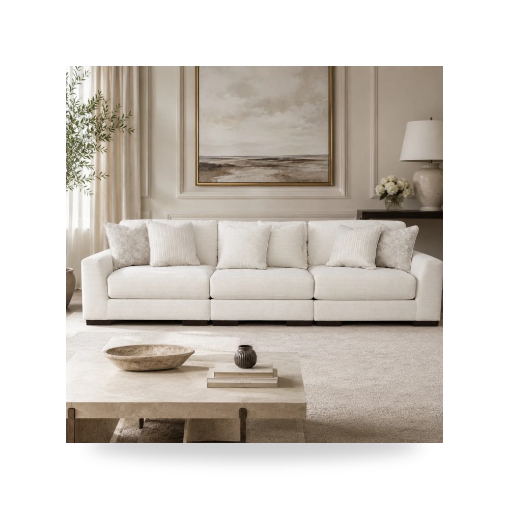 أريكة بني Lyndeboro Brown - Beige XL موديل 10202-4S