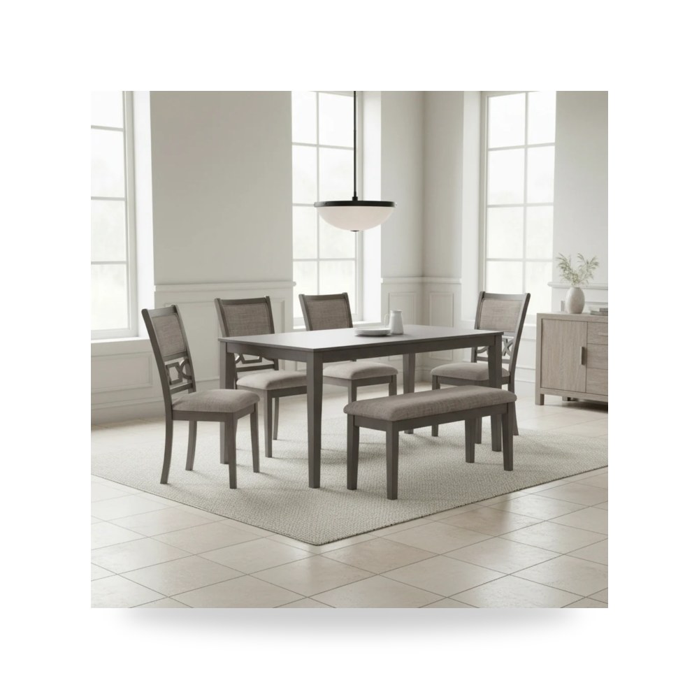 كرسي طعام فاخر - طقم غرفة طعام Ashley موديل D425 325 - طراز D425-325