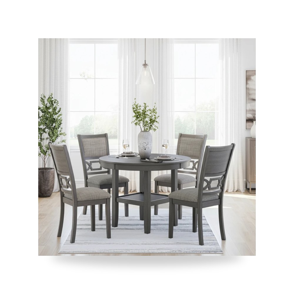 كرسي طعام فاخر - طقم غرفة طعام Ashley موديل D425 225 - طراز D425-225