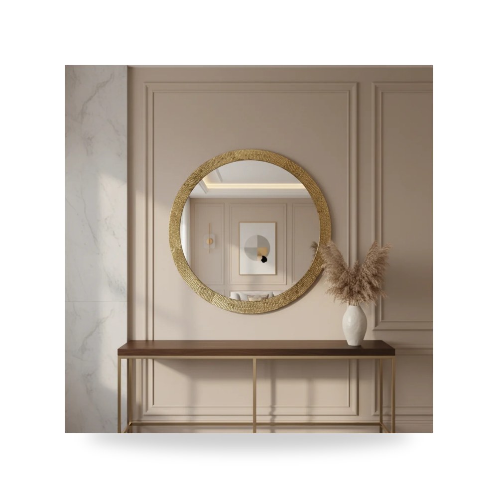 مرآة جدارية أسود Sagebrook Home موديل 16307