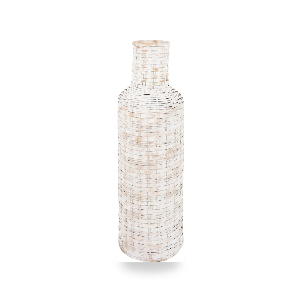 أبيض WOVEN VASE, Sagebrook Home