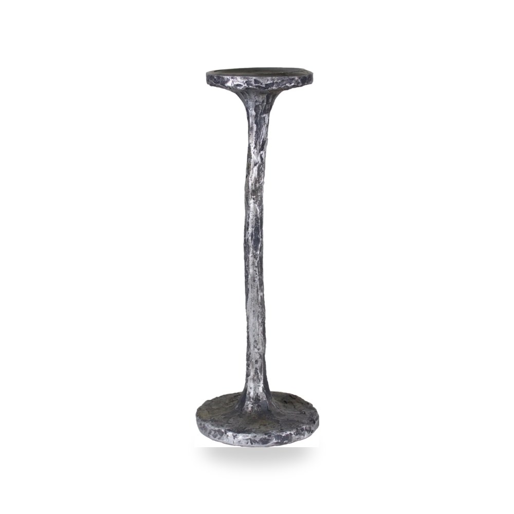 فضي Primitive Candlestick, Sagebrook Home