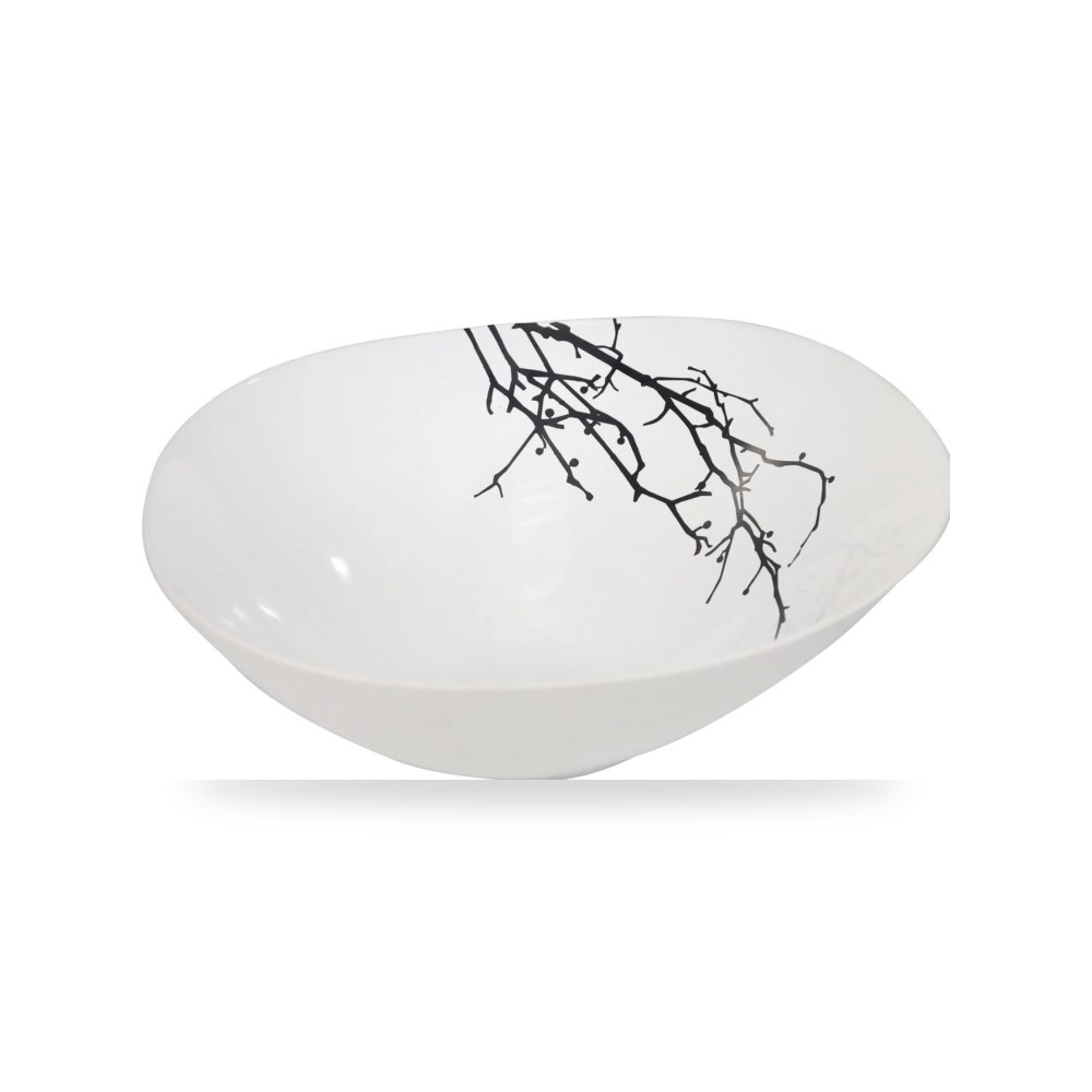 سيراميك أبيض Decorative Bowl, Sagebrook موديل 13053-03 Sagebrook Home