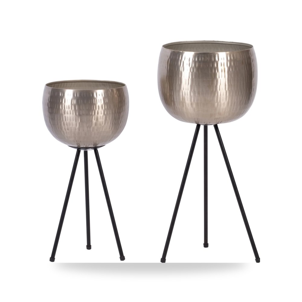 مطرقة حديد فضي S - 2 BOWLPLANTERS سيجبروك هوم Sagebrook Home