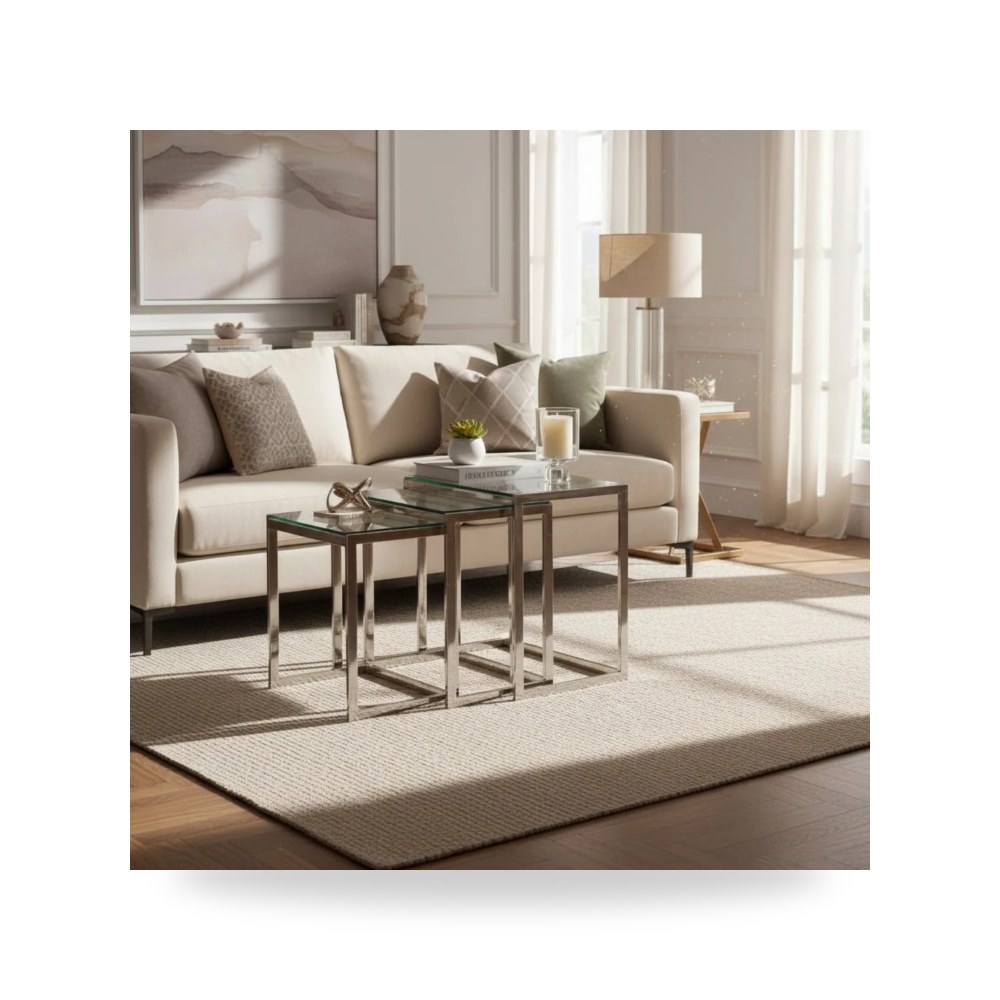 ستانلس ستيل فولاذ S - 3 MAXWELL TABL من ساج بروك هوم Sagebrook Home موديل EV19496