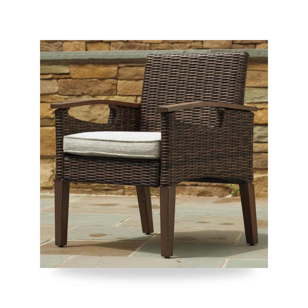 كرسي جلوس بتصميم أنيق - ARM CHAIR WITH CUSHION - طراز P750-601A