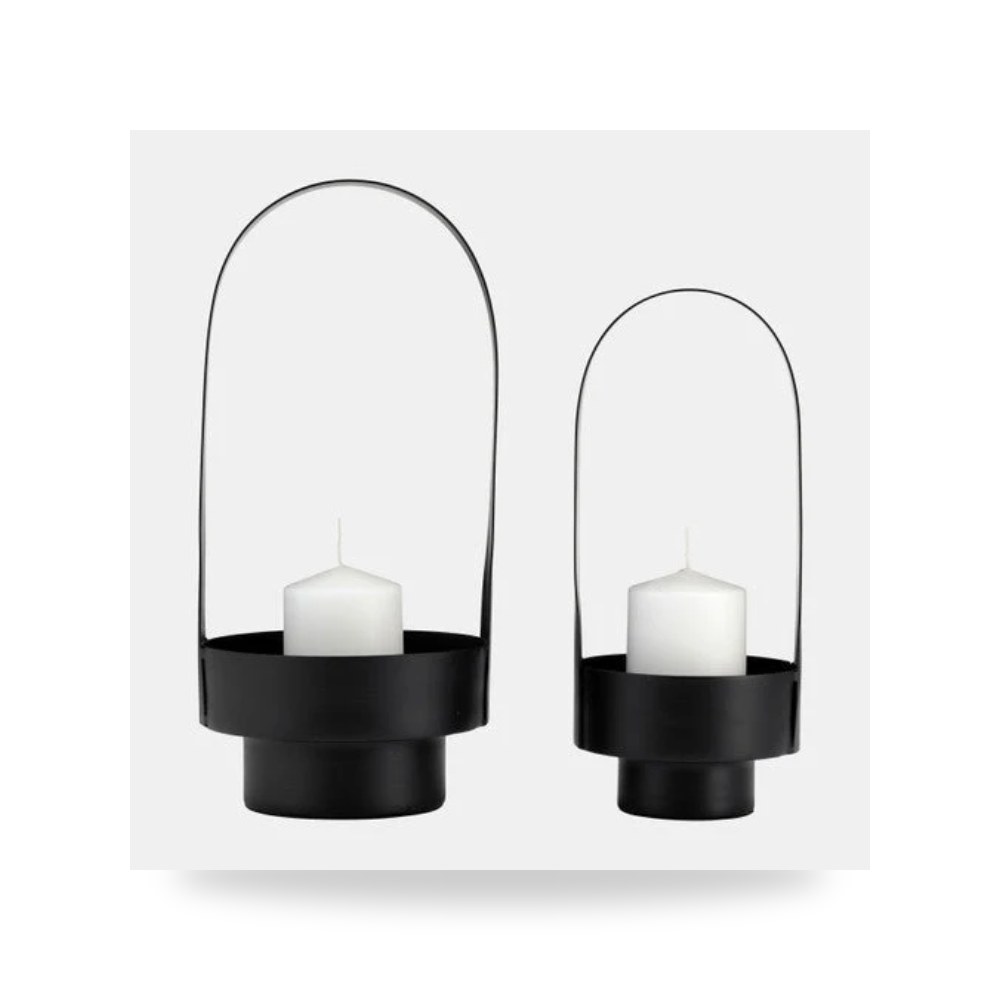 فانوس أسود S - 2 METAL Sagebrook Home