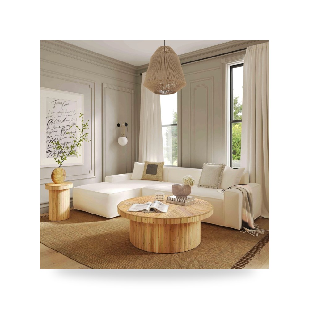 طاولة قهوة Acadia Rattan توف فيرنتشر TOV Furniture