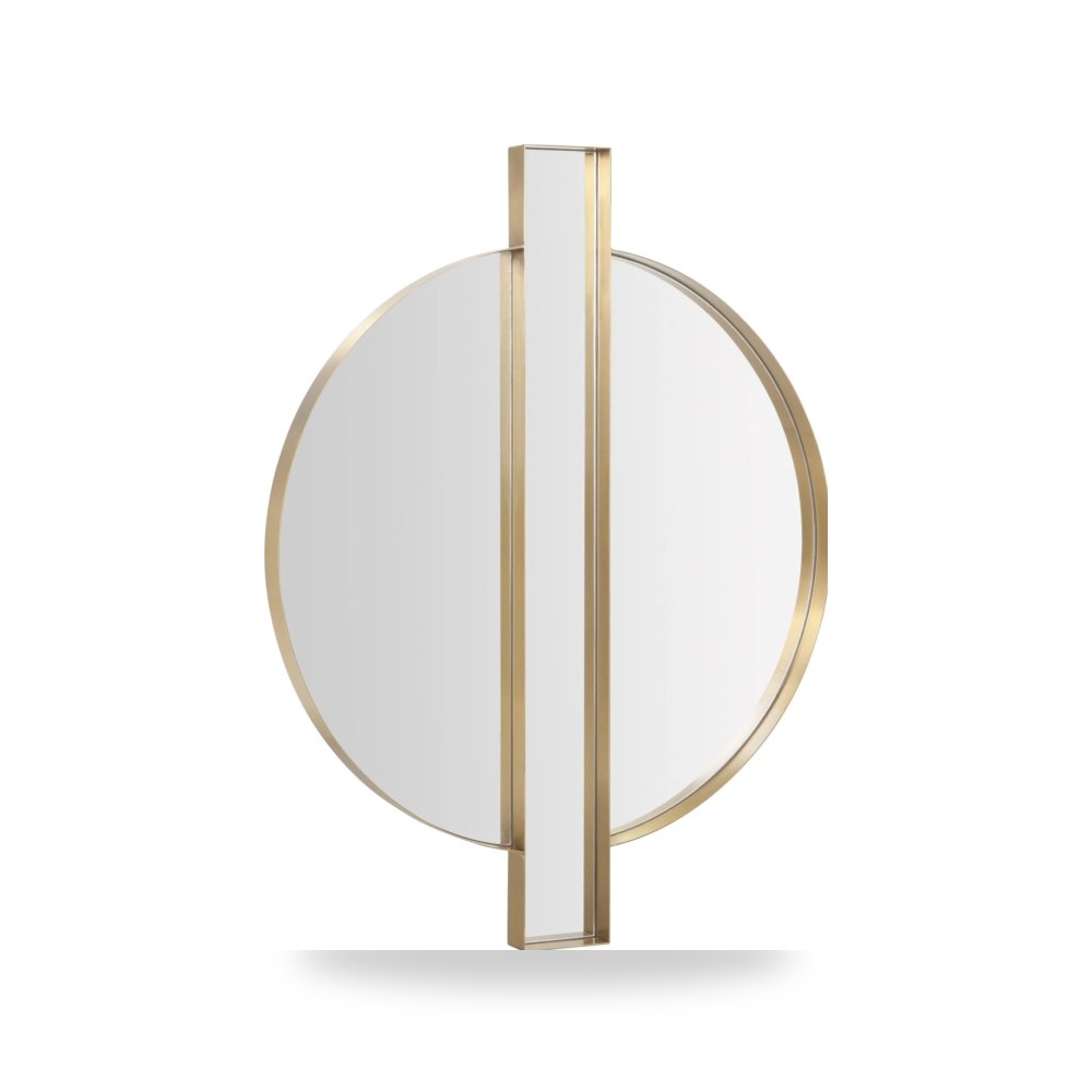 مرآة ذهبي Carri Round توف فيرنتشر TOV Furniture