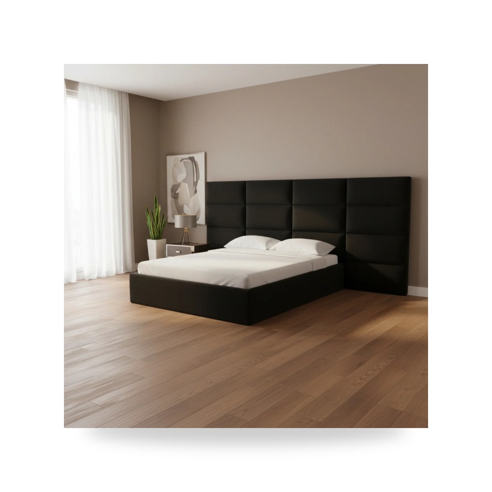 سرير قطيفة أسود Eliana Wings توف فيرنتشر TOV Furniture