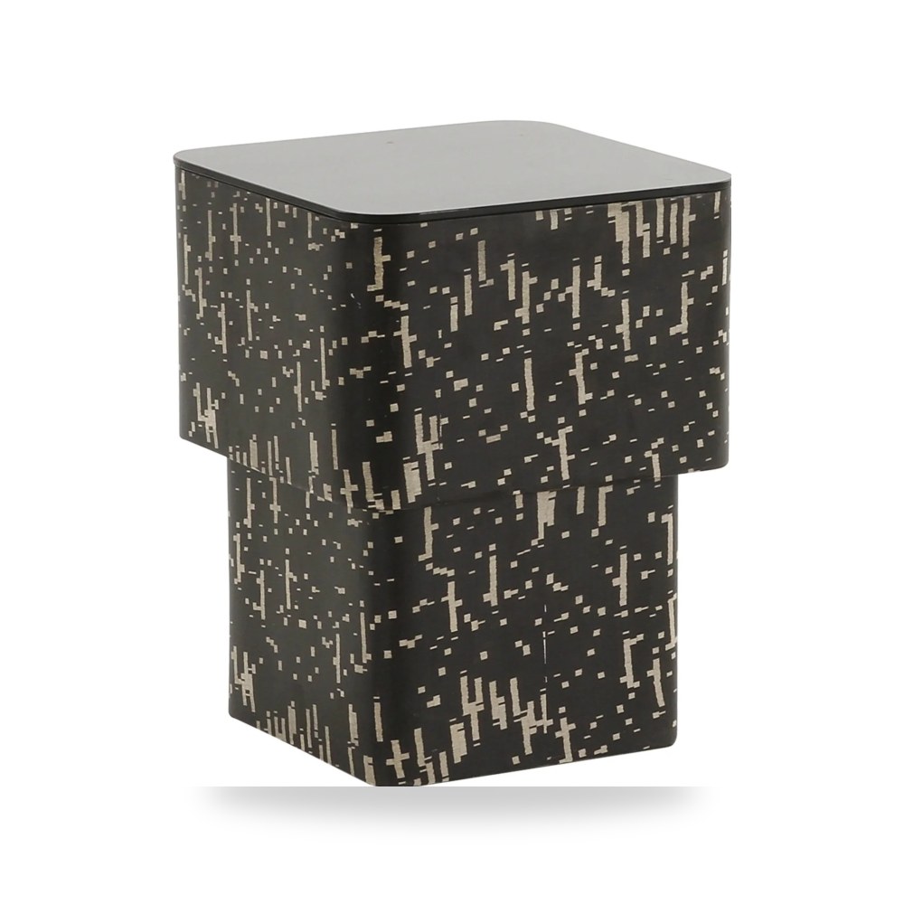 طاولة جانبية زجاج أسود Faye توف فيرنتشر TOV Furniture