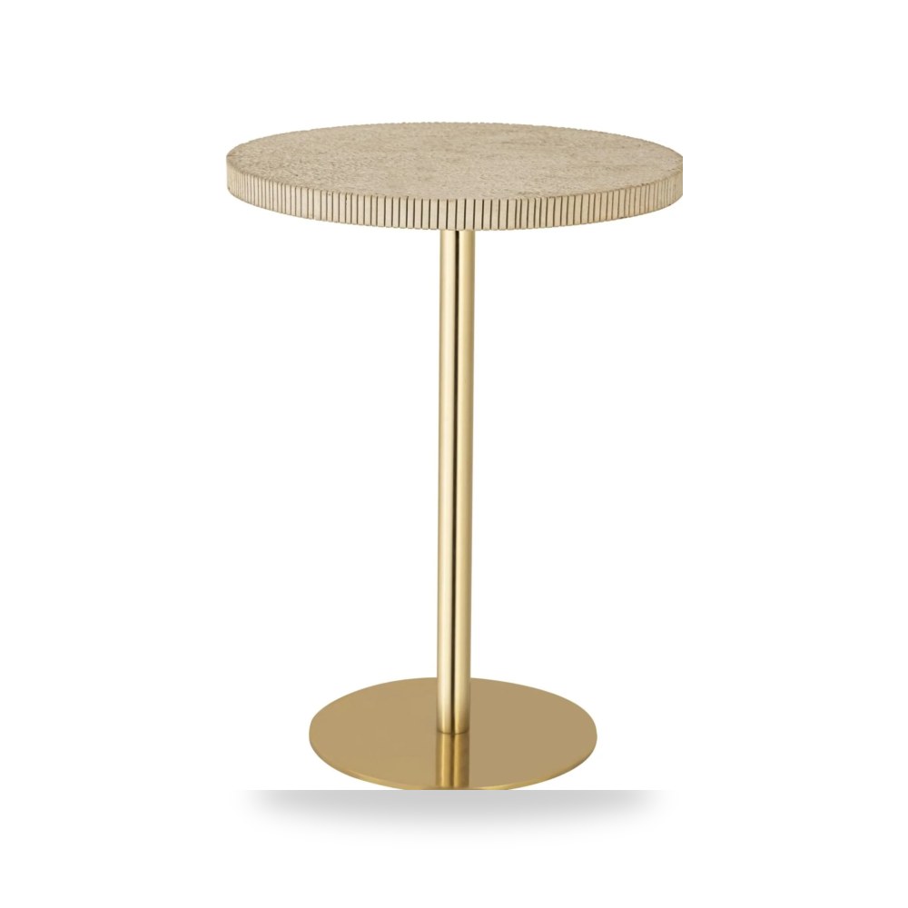 طاولة جانبية ذهبي Fiona Stone توف فيرنتشر TOV Furniture