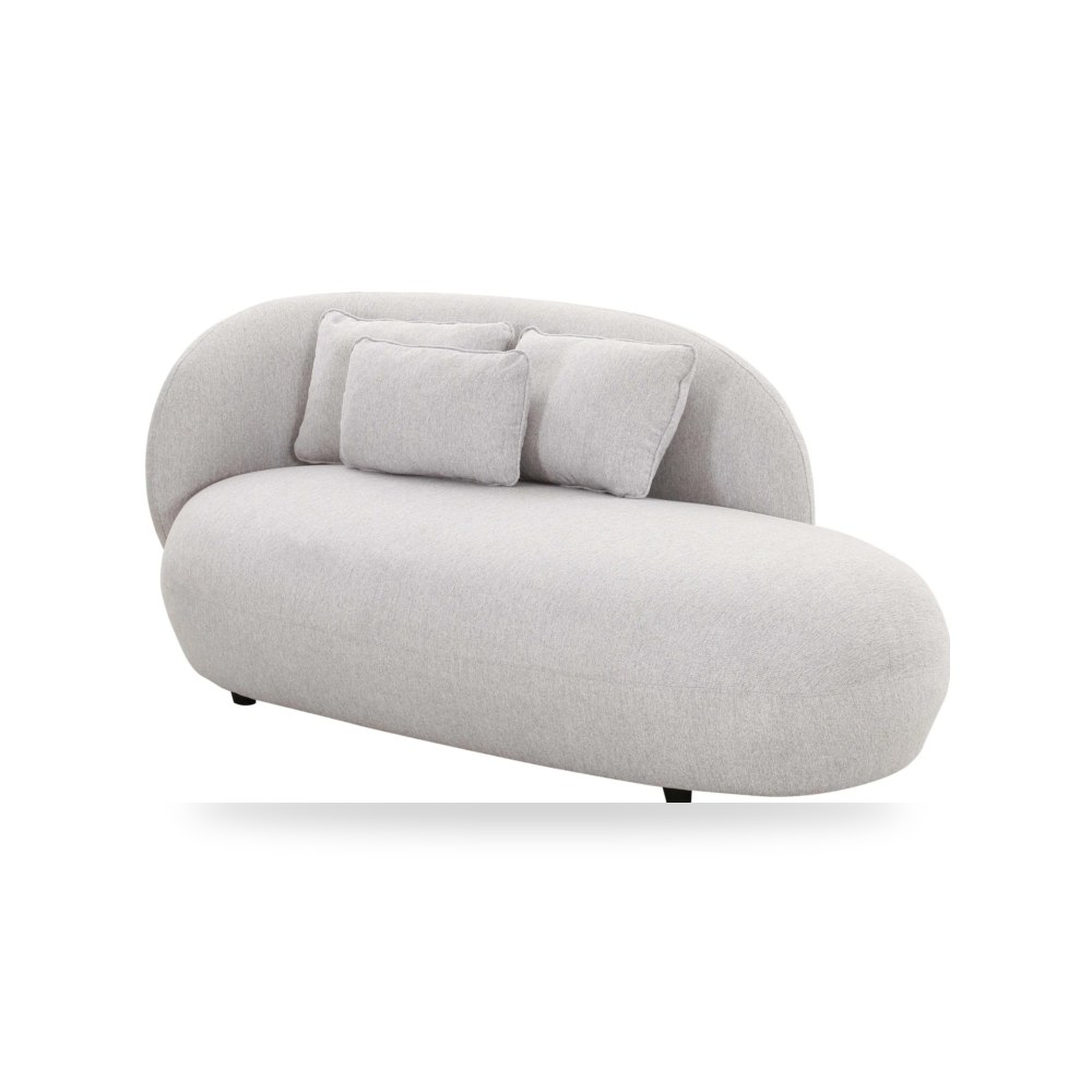 قطيفة رمادي Galet Chaise توف فيرنتشر TOV Furniture