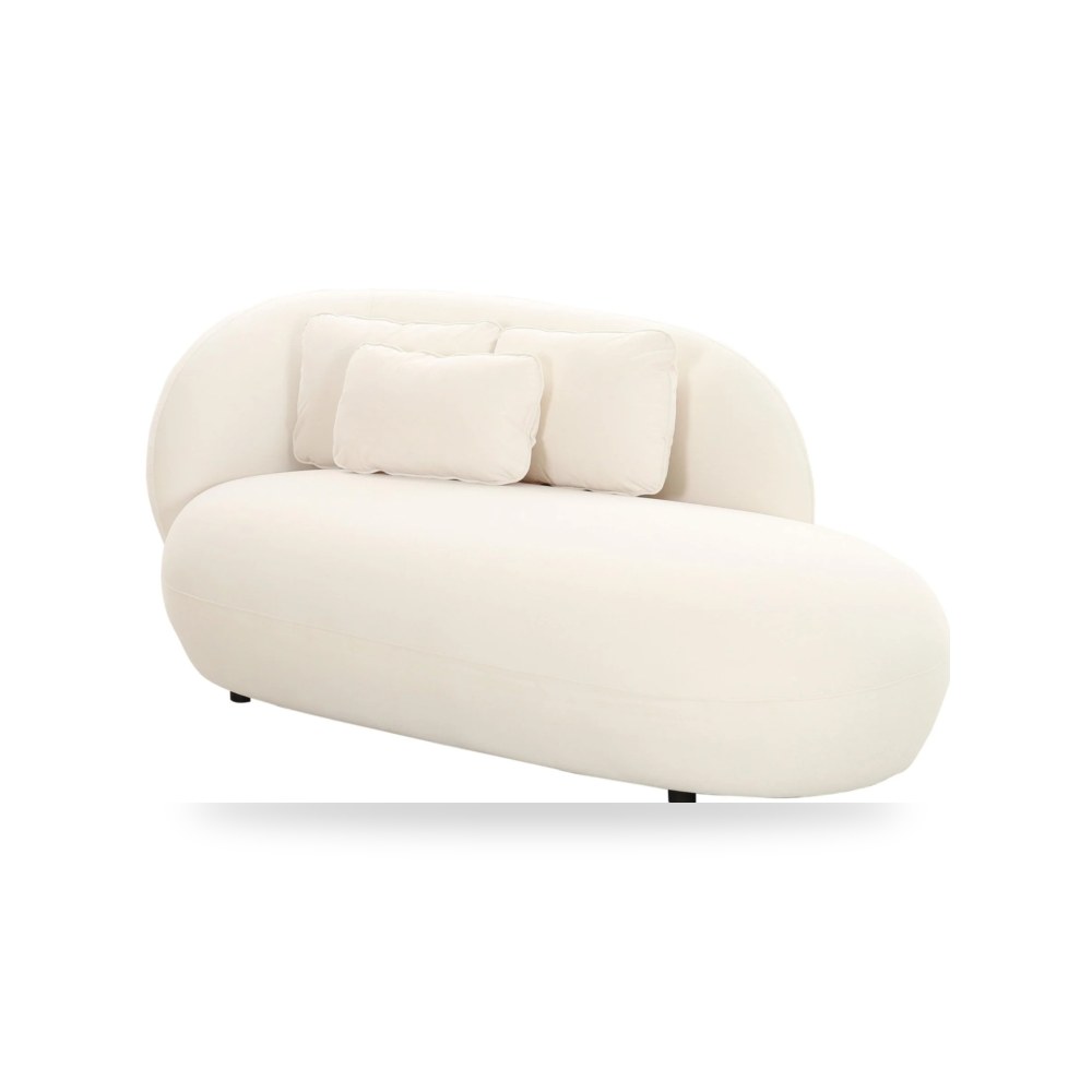 قطيفة كريمي Galet Chaise توف فيرنتشر TOV Furniture