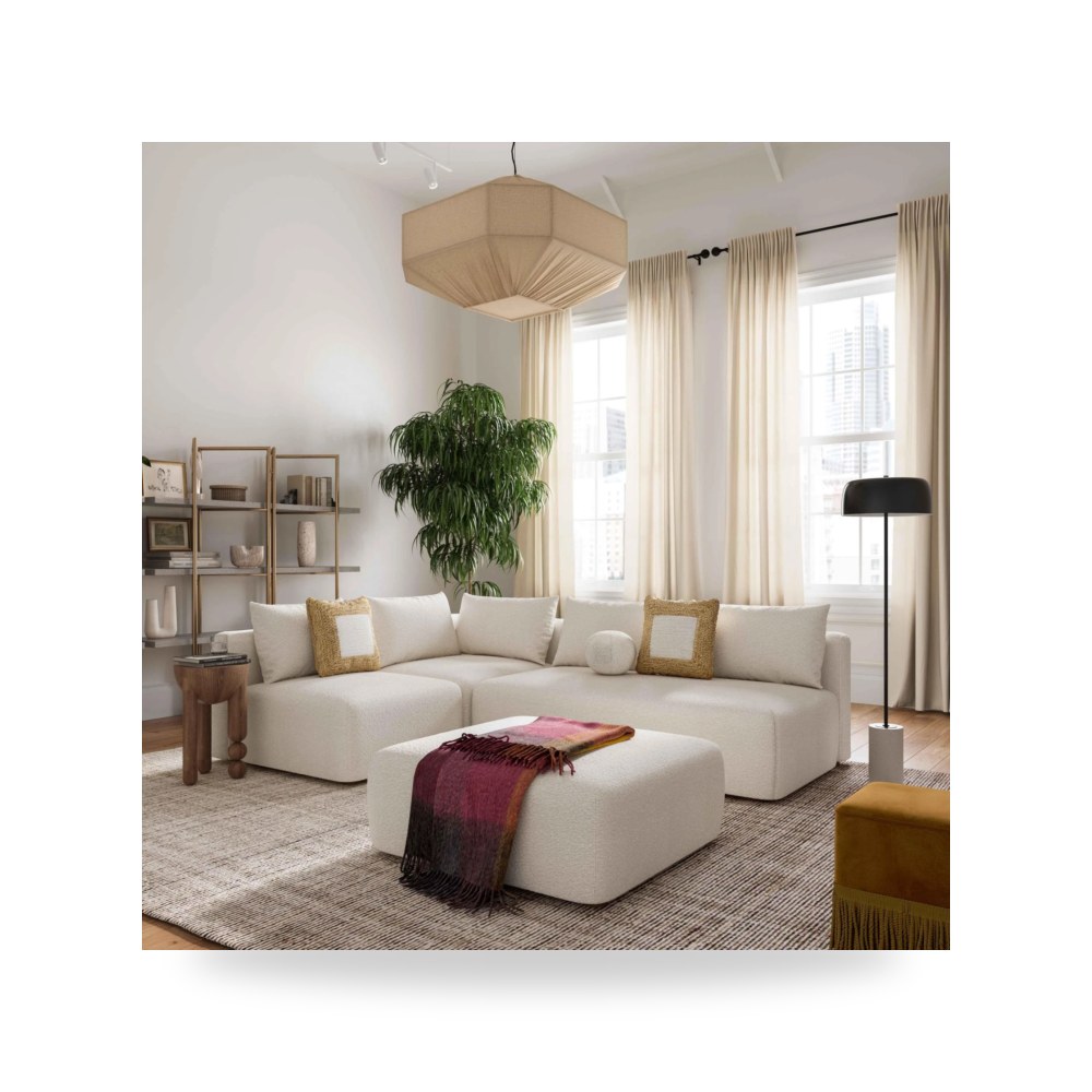 كنب زاوية أريكة مقطعية توف فيرنتشر TOV Furniture موديل توف فيرنتشر TOV Furniture L68787