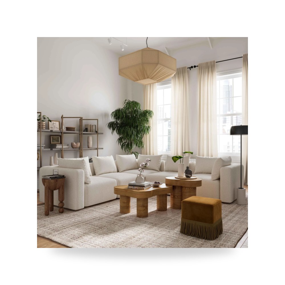 كنب زاوية أريكة مقطعية توف فيرنتشر TOV Furniture موديل توف فيرنتشر TOV Furniture L68787