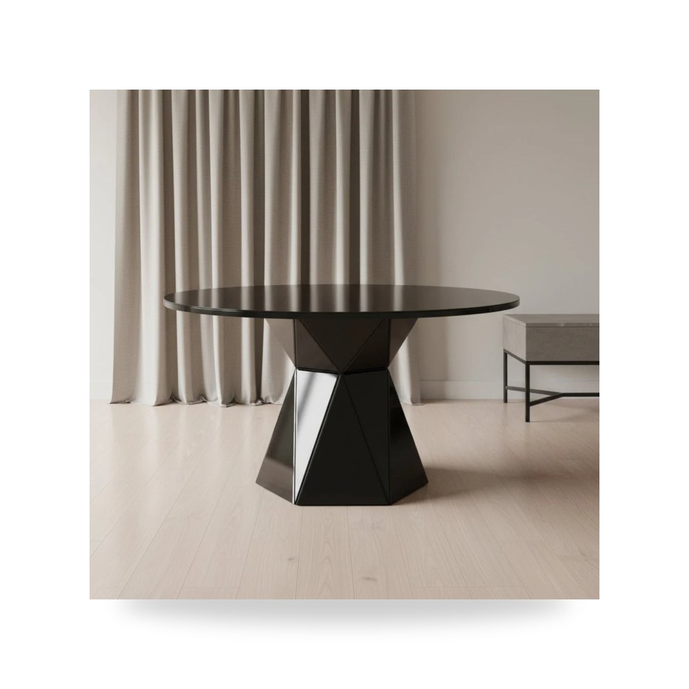 طاولة طعام زجاج أسود Iris توف فيرنتشر TOV Furniture