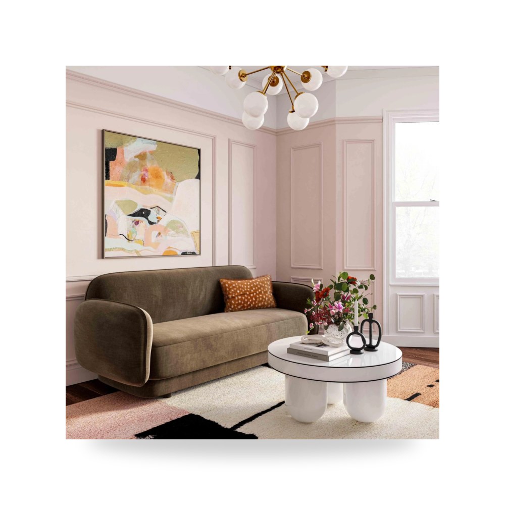طاولة قهوة أبيض Jasper Glossy توف فيرنتشر TOV Furniture