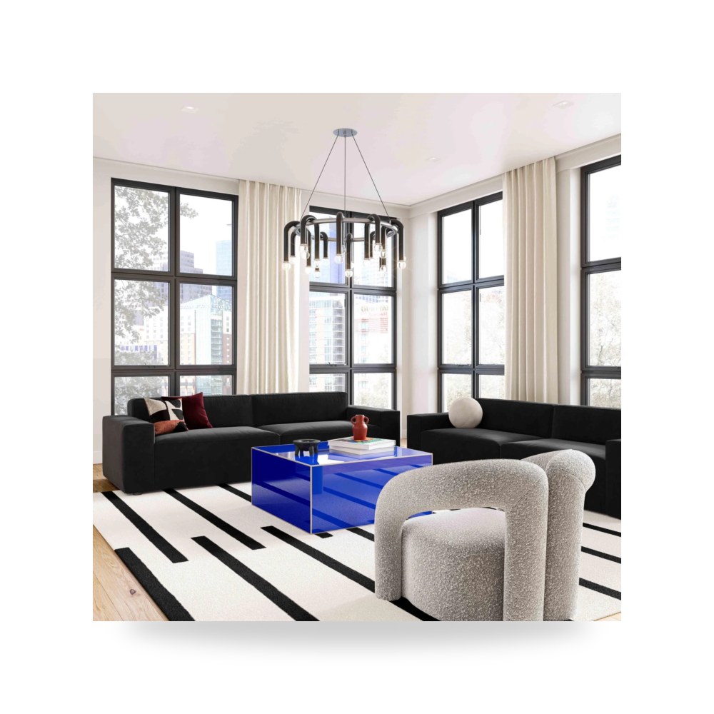 كرسي جلوس بتصميم أنيق - كرسي Jenn Boucle TOV معتمد - من TOV Furniture - طراز TOV-S68456