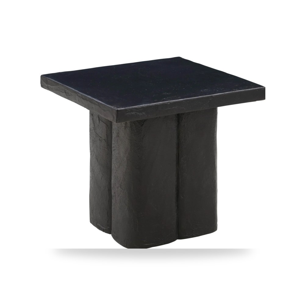 طاولة جانبية أسود Kayla Concrete توف فيرنتشر TOV Furniture