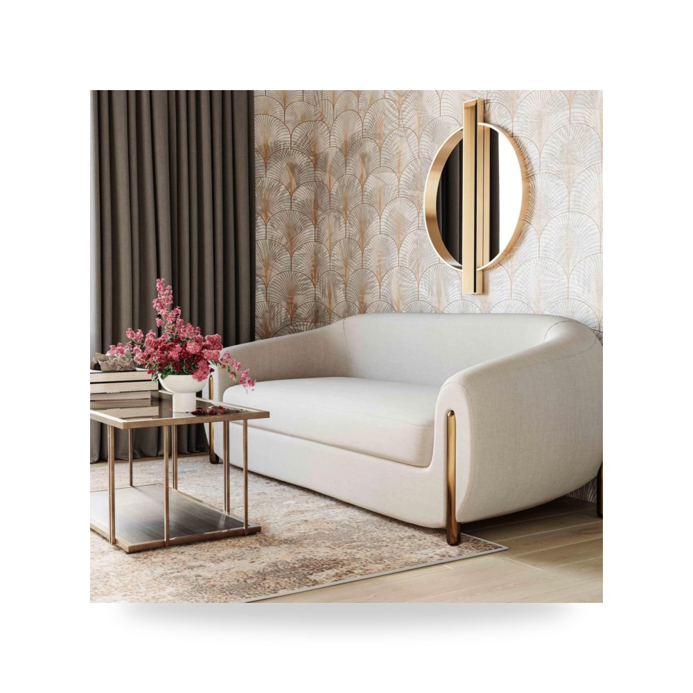 أريكة كتان رمادي Lina توف فيرنتشر TOV Furniture