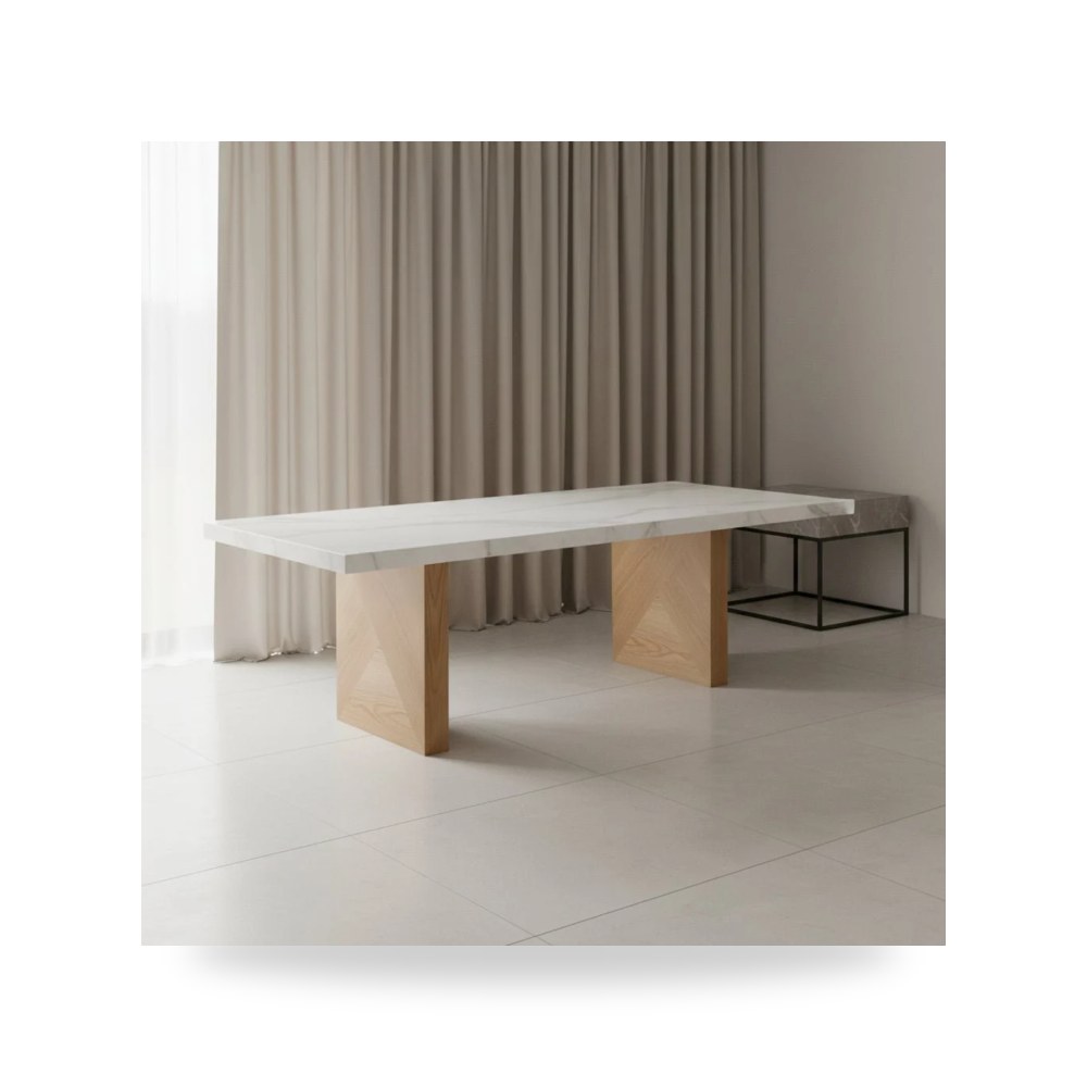 طاولة طعام أبيض توف فيرنتشر TOV Furniture موديل توف فيرنتشر TOV Furniture D68766