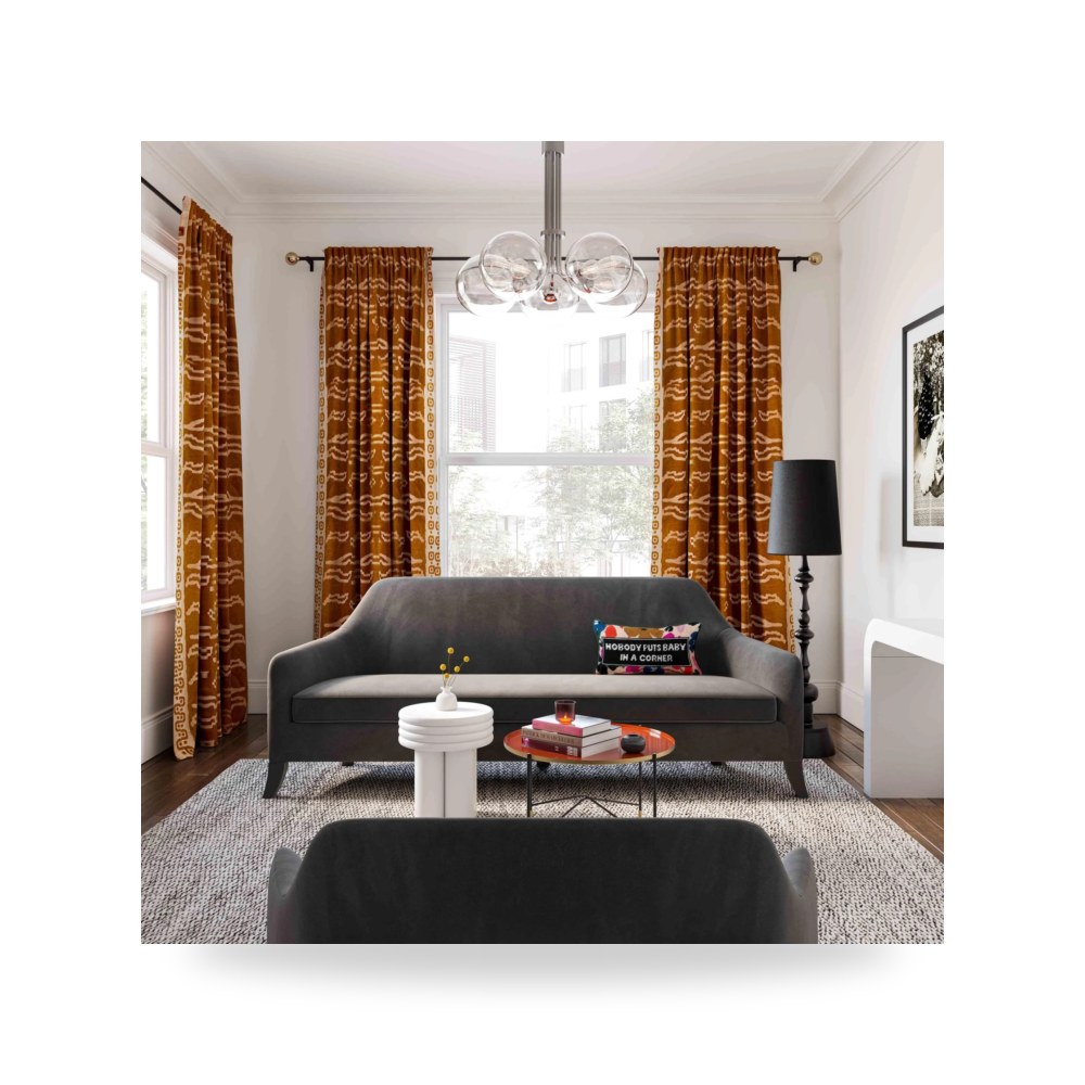 أريكة قطيفة رمادي Neveah توف فيرنتشر TOV Furniture