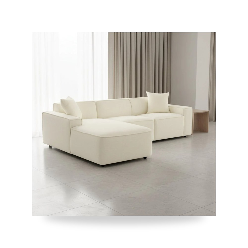 أريكة زاوية كتان كريمي Olafur LAF توف فيرنتشر TOV Furniture
